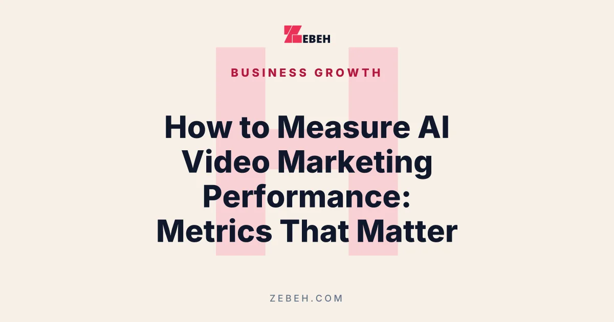 How to Measure AI Video Marketing Performance: Metrics That Matter
