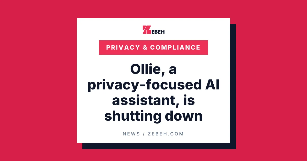 Ollie, a privacy-focused AI assistant, is shutting down
