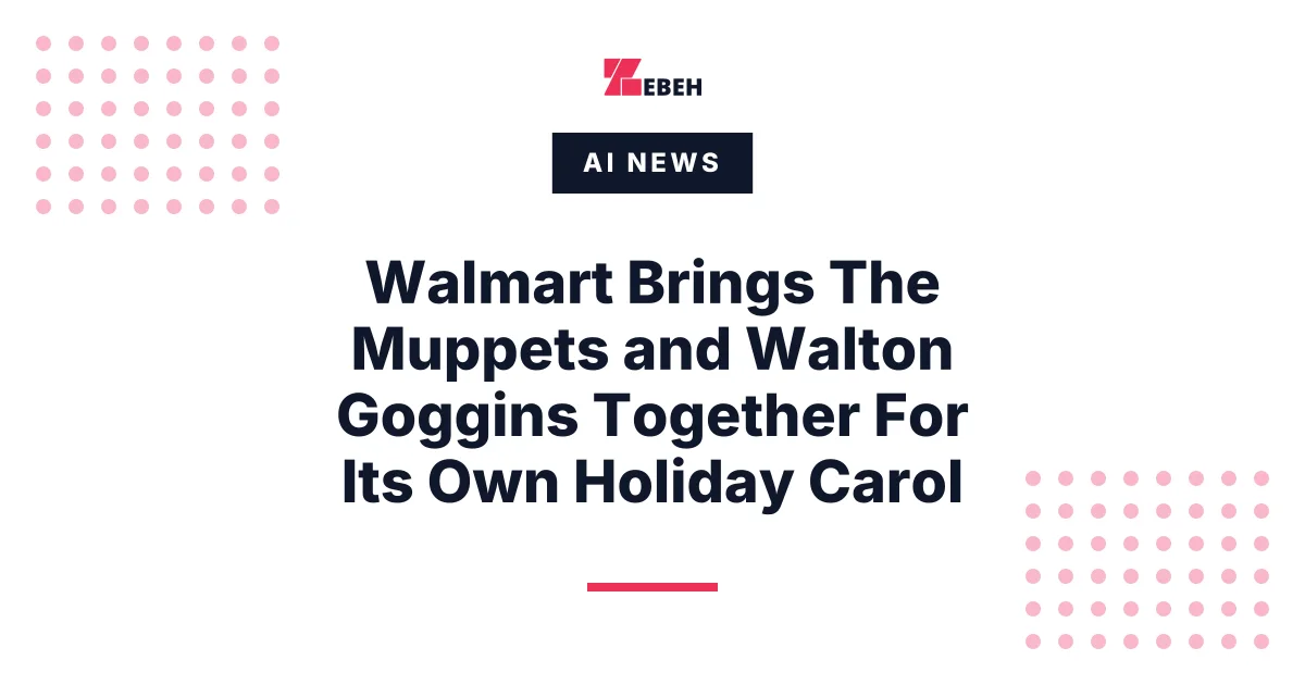 Walmart Brings The Muppets and Walton Goggins Together For Its Own Holiday Carol